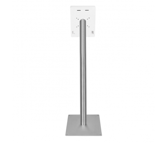 Support au sol Fino pour iPad Pro 12.9 (1ère / 2ème génération) - blanc / acier inoxydable