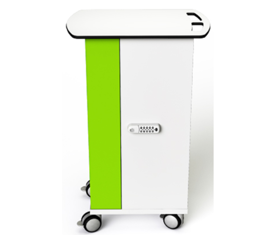 Zioxi Tabletkar CHRGTUC-TB-40-R# voor 40 tablets tot 10.5 inch - inclusief USB-C kabels - RFID slot
