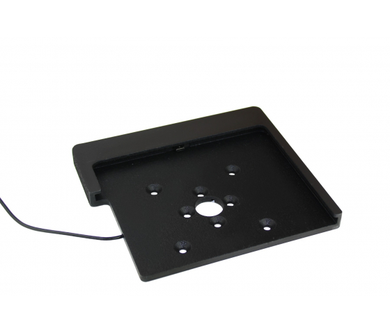 Domo Slide support mural plat avec fonctionnalité de charge pour Samsung Galaxy Tab A8 10.5 - noir