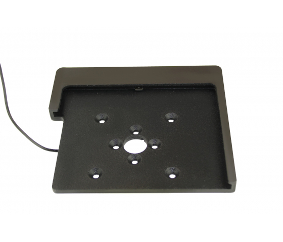 Domo Slide support mural plat avec fonctionnalité de charge pour Samsung Galaxy Tab A8 10.5 - noir