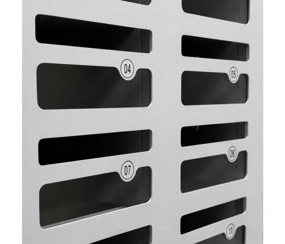 Armoire à téléphone Drop & Safe 36 avec fentes d'insertion pour 36 smartphones