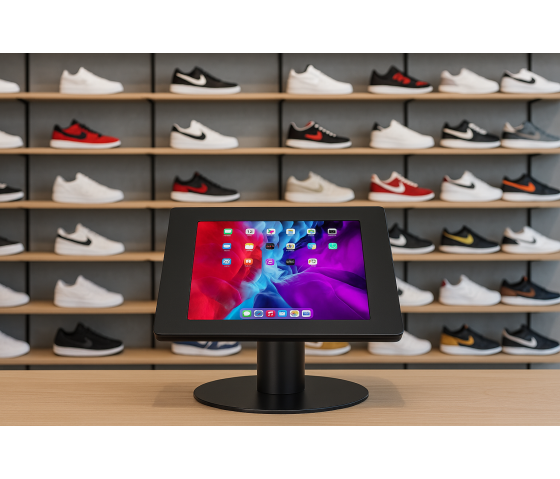 Support de bureau Fino pour Samsung Galaxy Tab A9+ 11 pouces 2023 - noir