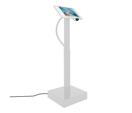Support électronique réglable en hauteur pour tablette Suegio Fino pour iPad Air 13 pouces 2025 - blanc