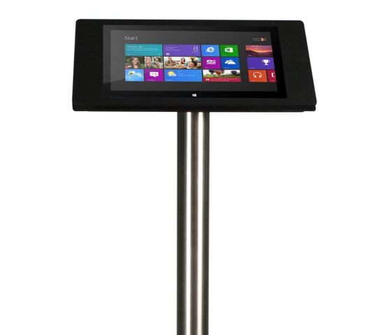Support au sol Fino pour Microsoft Surface Pro 12.3 - noir/acier inoxydable