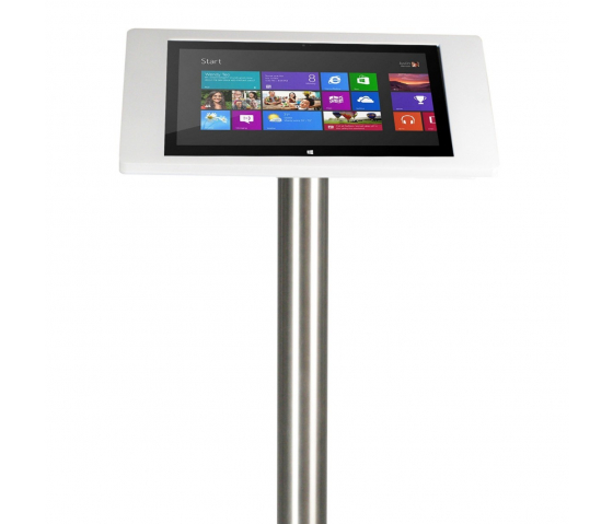 Support au sol Fino pour Microsoft Surface Pro 12.3 - blanc/acier inoxydable