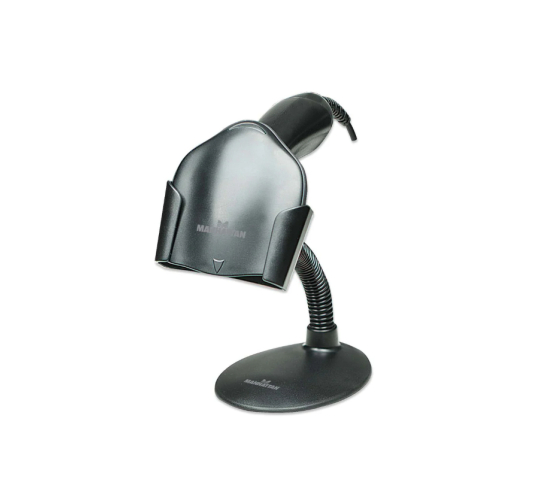 Support pour scanner de code-barres à col de cygne - noir