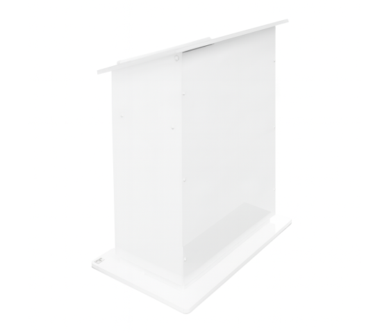 Pupitre en plastique réglable en hauteur HiLo - blanc