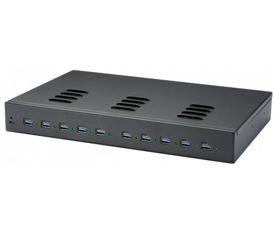 Concentrateur de charge 10 ports Dual Charge USB-A/USB-C 1000W - noir