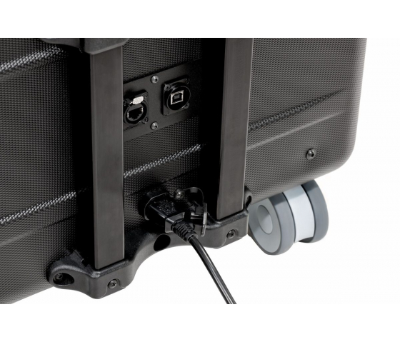 Valise de chargement et de synchronisation pour tablettes i10 avec 10 câbles USB-C pour 10 tablettes jusqu'à 11 pouces - noir