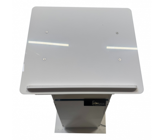 Pupitre plexiglas réglable en hauteur Simple Move - blanc