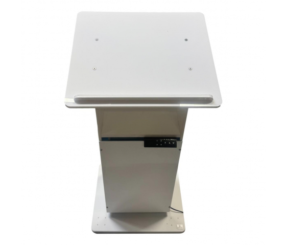 Pupitre plexiglas réglable en hauteur Simple Move - blanc