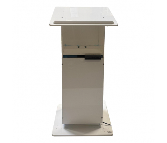 Pupitre plexiglas réglable en hauteur Simple Move - blanc