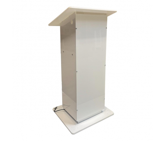 Pupitre plexiglas réglable en hauteur Simple Move - blanc