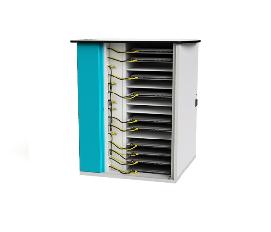 Armoire de recharge Zioxi avec Ethernet & Démarrage progressif pour 16 ordinateurs portables - NETC-LS-16 - serrure à clé