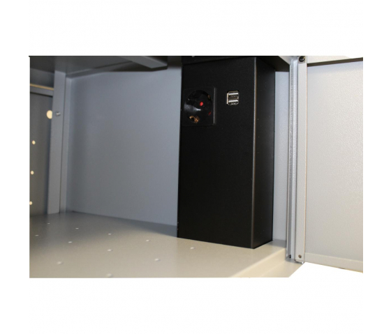 Armoire de rechargement Bravour BR5 avec 5 grands casiers verrouillables - serrure à combinaison