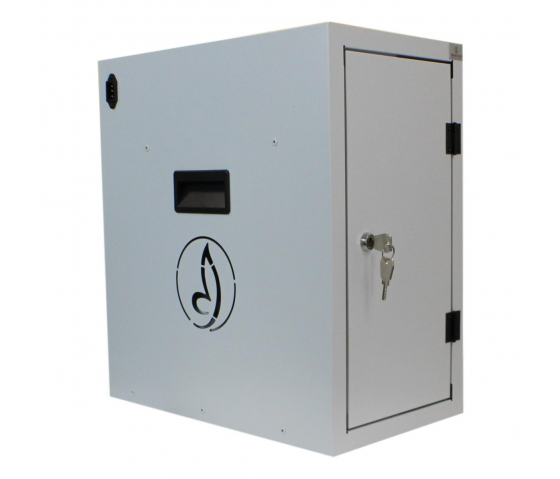 Armoire de rechargement BRVDC6 pour 6 appareils mobiles jusqu'à 17 pouces - blanc - USB-C