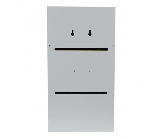 Armoire de chargement BRVD6 pour 6 appareils mobiles jusqu'à 17 pouces - blanc - multiprise