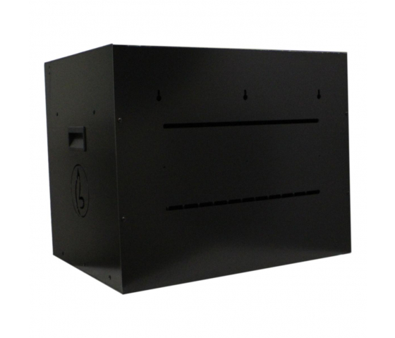 Armoire de recharge BRVD16 noire - 16 appareils mobiles jusqu'à 17 pouces - multiprise