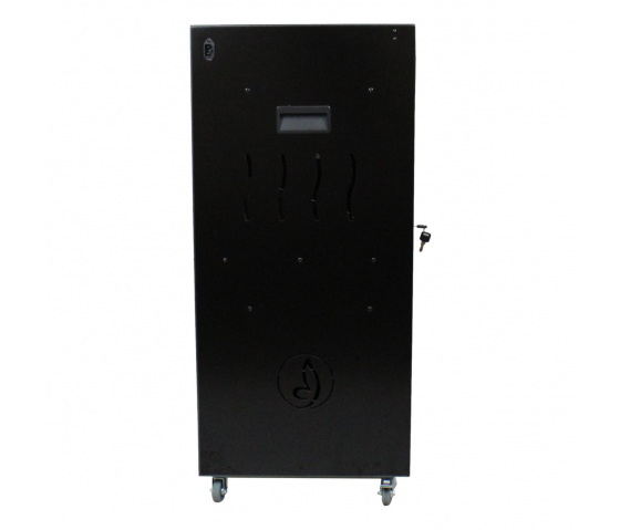 BRVD32 Chariot de chargement pour 32 appareils mobiles jusqu'à 17 pouces - noir - multiprise