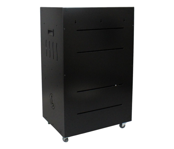 BRVD24 oplaadkar voor 24 mobiele apparaten tot en met 17 inch – zwart – stekkerblok