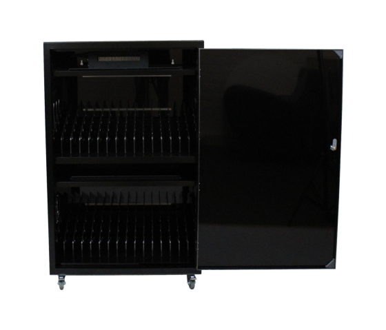 BRVD24 oplaadkar voor 24 mobiele apparaten tot en met 17 inch – zwart – stekkerblok