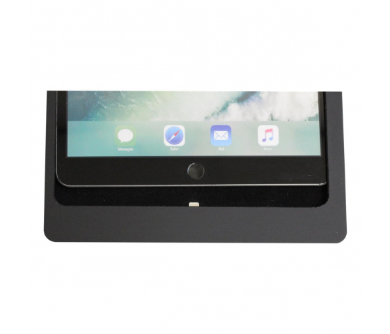 Support mural plat Domo Slide avec fonction de recharge pour iPad Air 13 pouces 2024 - noir