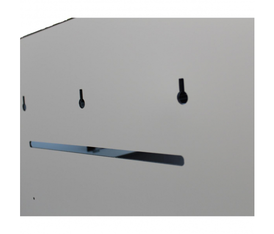Armoire de chargement BRVDC12 pour 12 appareils mobiles jusqu'à 17 pouces - blanche - USB-C