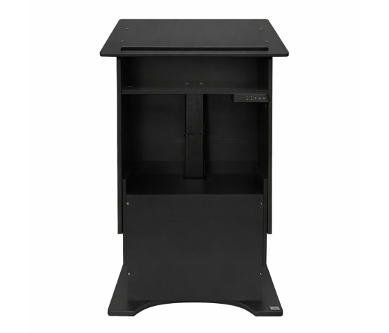 Pupitre en plastique réglable en hauteur HiLo - noir