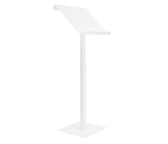 Pupitre réglable en hauteur en métal/acrylique Vivaldi - blanc