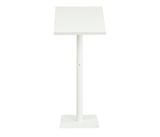 Pupitre réglable en hauteur en métal/acrylique Vivaldi - blanc