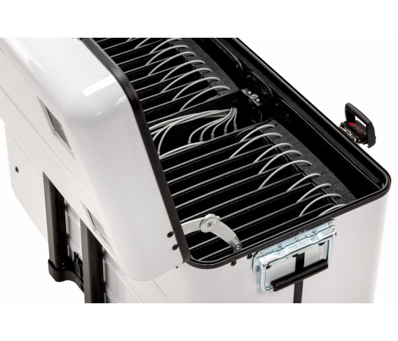 Coffre de rechargement pour 20 iPads - Câbles Lightning inclus - TC20 TwinCharge - blanc