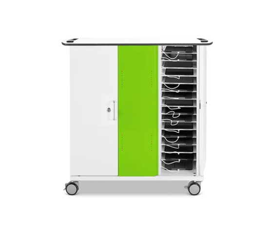 Chariot de recharge pour 32 tablettes avec gestion à distance - câbles USB-C inclus - serrure à clé