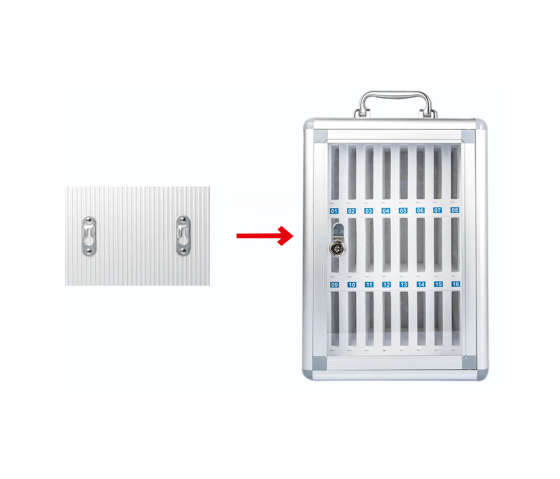 Armoire de stockage verrouillable KMT24 pour 24 téléphones portables