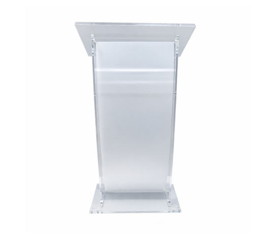 Pupitre en plexiglas Arya - satiné