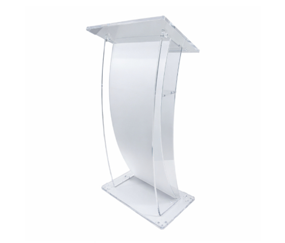 Pupitre en plexiglas Arya - satiné