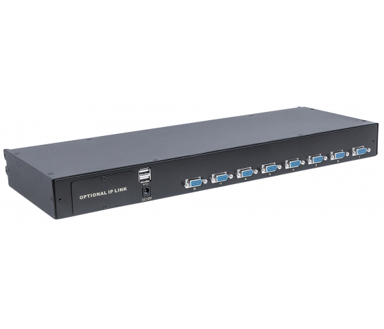 Commutateur KVM modulaire à 8 ports avec support VGA