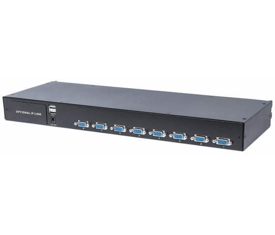 Commutateur KVM modulaire à 8 ports avec support VGA