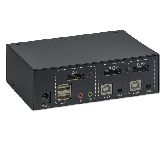 Commutateur KVM DisplayPort à 2 ports