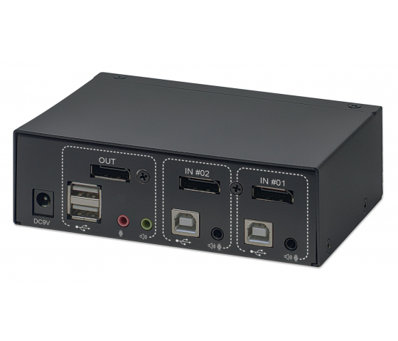 Commutateur KVM DisplayPort à 2 ports