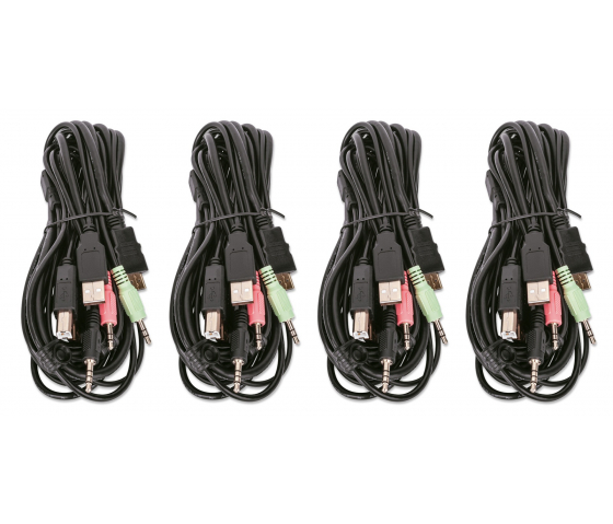 Commutateur KVM HDMI à 4 ports pour deux moniteurs KVMMHT4