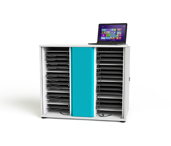 Armoire de charge Zioxi pour 16 ou 32 ordinateurs portables jusqu'à 16