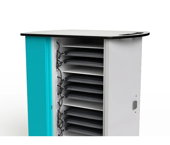 Armoire de chargement Zioxi CHRGC-LS-32-C pour 32 ordinateurs portables jusqu'à 15,6 pouces - serrure à code numérique