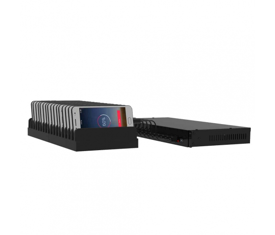 Concentrateur USB Bravour 16 ports, rackable 1U, charge et synchronisation