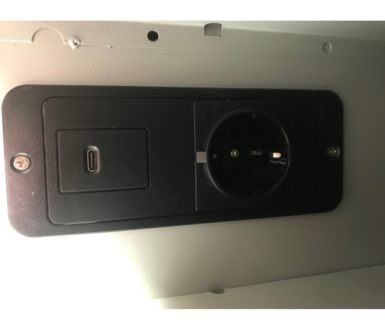 Casier de recharge compact BR5DESK - pour 5 appareils - serrure à code numérique