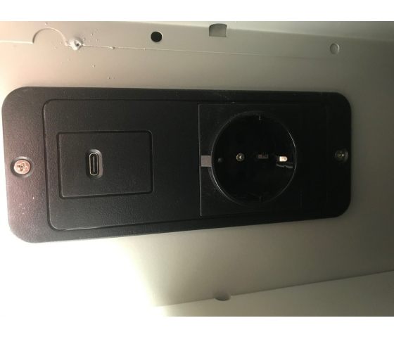 Casier de chargement compact BR5KLDESK pour 5 appareils - serrure à clé