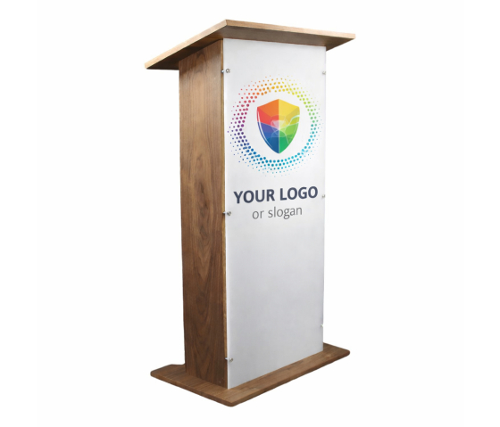 Pupitre bois/acrylate Louvre - satiné