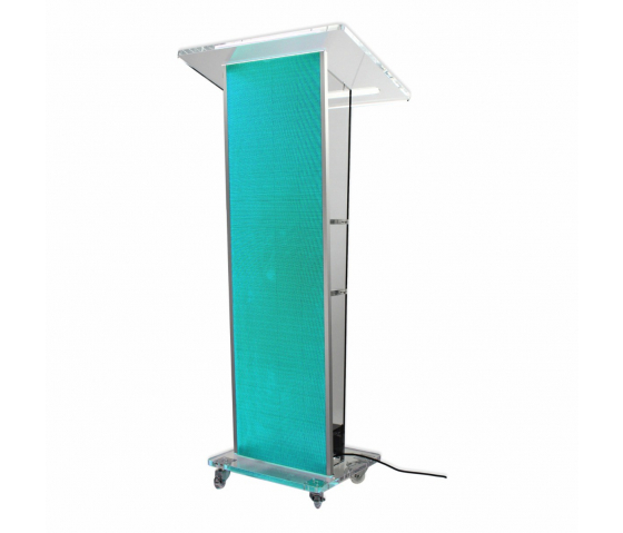 Pupitre plexiglas Primo LED - couleur au choix