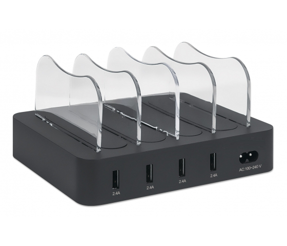 Station de charge Manhattan 4 ports USB-A