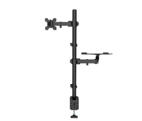 Support ordinateur portable avec bras pour moniteur - 1 écran - 13 à 32 pouces