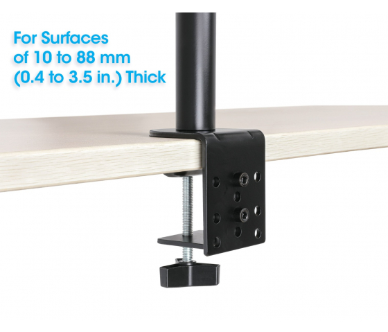 Support ordinateur portable avec bras pour moniteur - 1 écran - 13 à 32 pouces